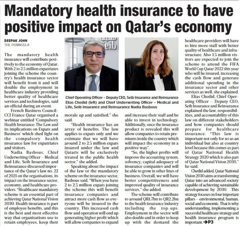 Mandatory health insurance